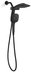 Adjustable 3-in-1 Handheld Showerhead Combo in Matte Black