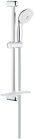 Grohe 28436002 Tempesta Classic 25 GPM 24 4-Spray Shower Rail Set