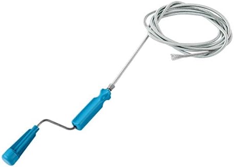 Drain Pipe Cleaning Tool 24m BlueSilver 79ft 105cm x 25cm 336g