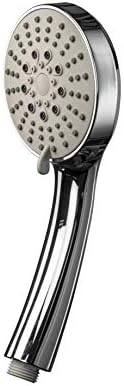 Croydex Essentials Four-Function Chrome Shower Handset with ECO and Rub-Ready Nozzles