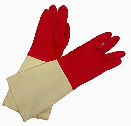 DBMIMPORTERS12 Dishwashing Latex Gloves for Cleaning Non-Slip Household Gloves