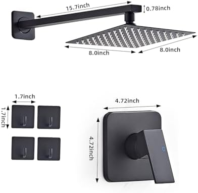 BathElegance Rain Shower Set