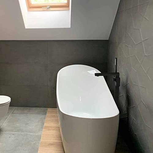 KIBI Cube Floor Mount Bathtub Faucet