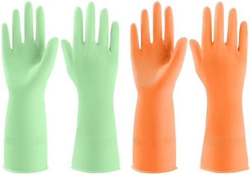 rubber gloves for kitchen cleaning