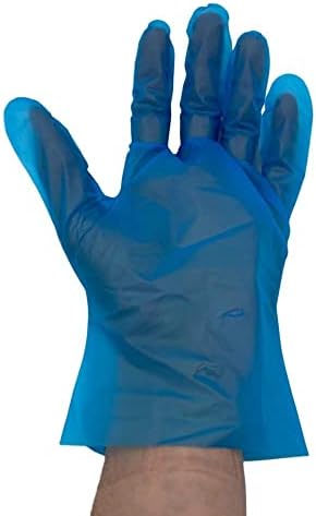 Disposable Food Service Gloves 2000 Pack Blue Medium 2 Mil Thick