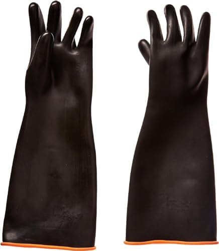 Soro Essentials Elbow Length Heavy Duty Rubber Gloves for Durable Dishwashing