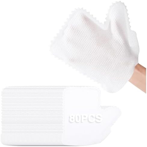 80PCS Dual-Sided Microfiber Dusting Gloves