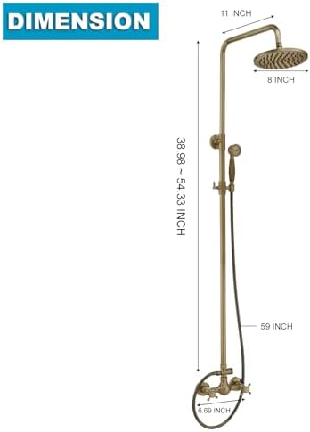 Bath 2-in-1 Showersystem Rainfall Sprayer in One