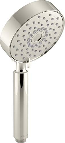 KOHLER Purist Handheld Showerhead with 3 Spray Settings 175 GPM Polished Nickel