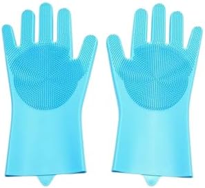 Silicone Dishwashing Gloves for Kitchen Car and Pet Grooming