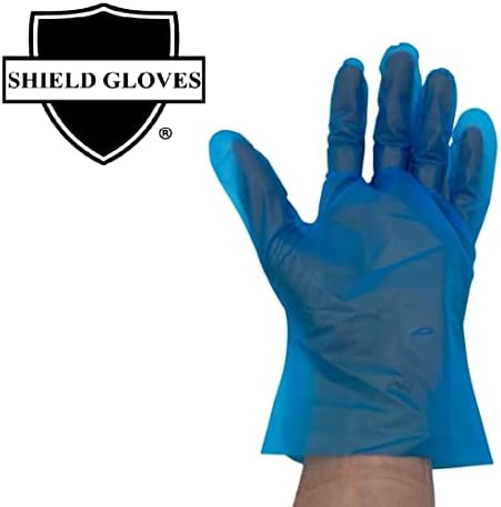 Disposable Food Service Gloves 2000 Pack Blue Medium 2 Mil Thick