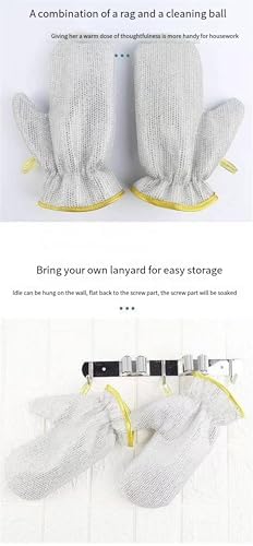 Wire Dishwashing Gloves for Kitchen Cleaning
