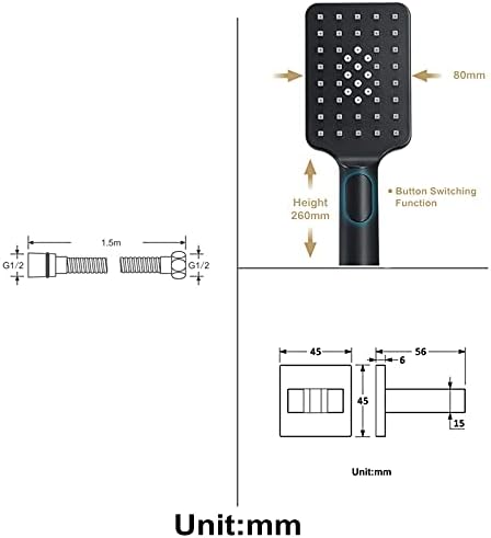 LASEVE massage showerhead