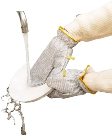 Wire Dishwashing Gloves for Kitchen Cleaning