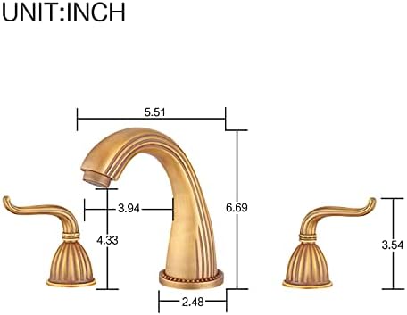 LightInTheBox Antique Brass Bathroom Sink Faucet