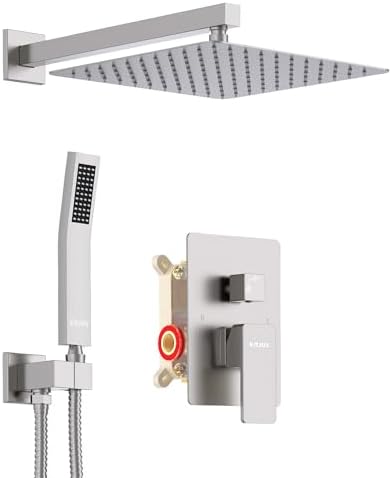 Stunning 10-Inch Rain shower head with Pressure Balance Real Rain Feel