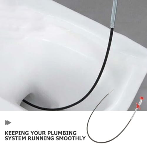 OSALADI Toilet Pickup Tool Dredging Brush for Home Sink Drain