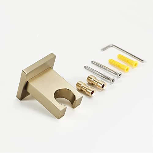 Luxury Handheld Shower Head with 3 Modes Brushed Gold Design
