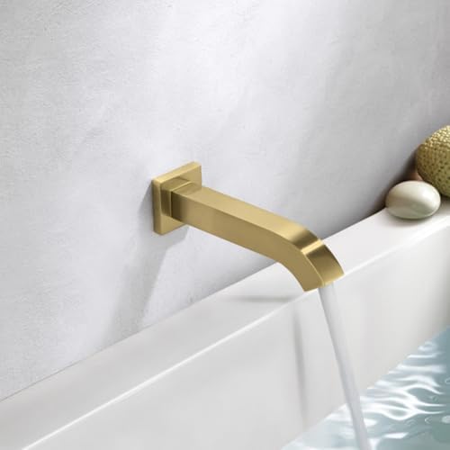 Luxury Brushed Gold Bathroom Shower System
