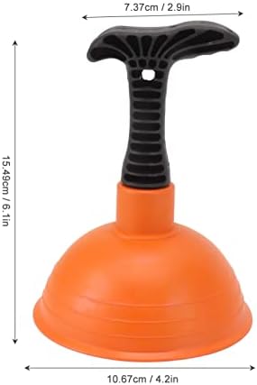 Evhooe Rubber Cup Mini Plunger Small Drain Cleaner with Non-Slip Handle