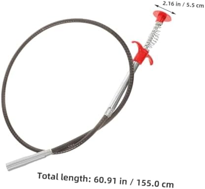 Artibetter Flexible Grabber Claw Toilet Plunger for Hair Removal