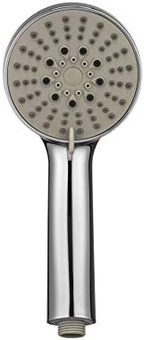 Croydex Essentials Four-Function Chrome Shower Handset with ECO and Rub-Ready Nozzles