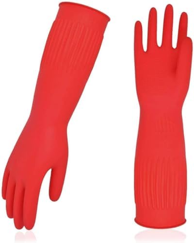 Higher Quality 38cm Reusable Household Gloves for Dishes More