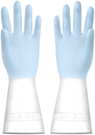 GJV 1-Pair Reusable Kitchen Gloves Multi-Purpose Writing Cleaning and Pet Care Gloves