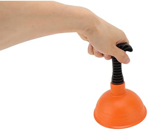 Evhooe Rubber Cup Mini Plunger Small Drain Cleaner with Non-Slip Handle