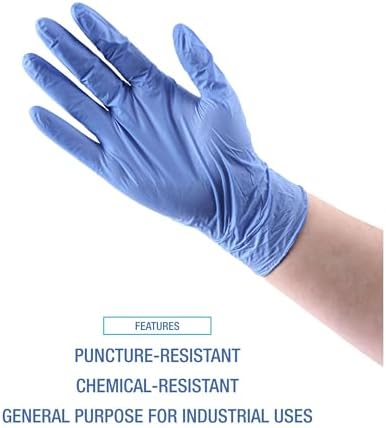 Compact Nitrile Gloves for Strong Tasks