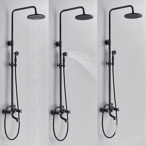 NeierThodore Oil Rubbed Bronze Shower Faucet Set