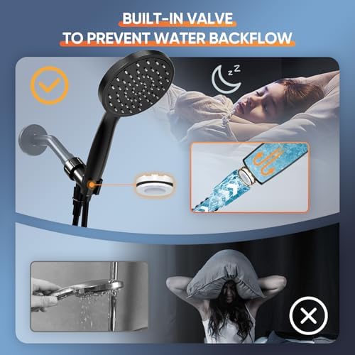 ESNbia Handheld Showers Premium Metal High Pressure