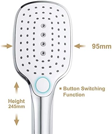 LASEVE Handheld Shower Head with 3 Spray Modes