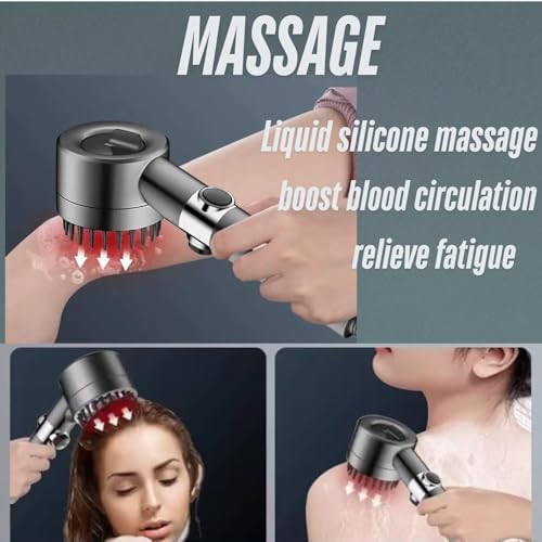 Turbo Showerhead With Ion Massage Function