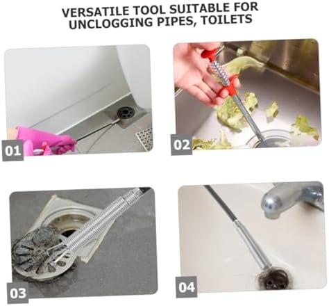 Stainless Steel Flush Toilet Pump Plunger 16m Long with Dual-Action System