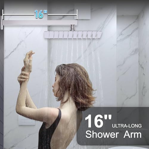 Stunning 10-Inch Rain shower head with Pressure Balance Real Rain Feel