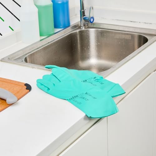 Restaurantware Clean Tek Pro 10-Pair Large Nitrile Cleaning Gloves