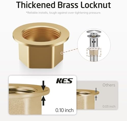 KES Bathtub Faucet Set with Waterfall Spout and Handheld Shower