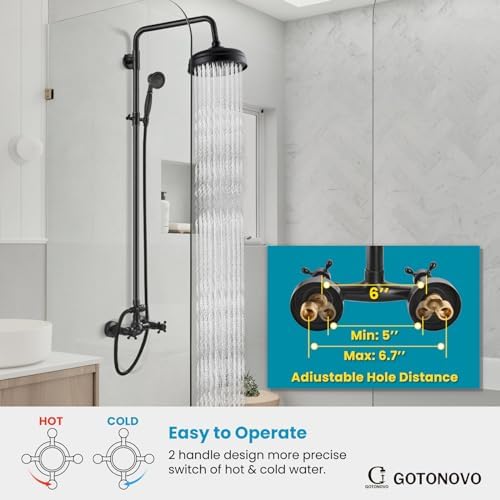 Versatile 2-Function Rain Showers for Modern Classic Bath Alterations