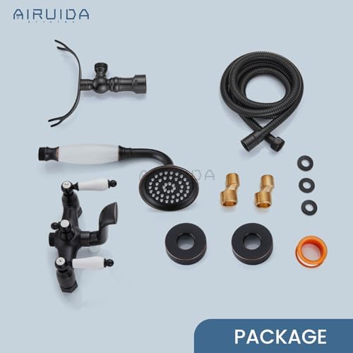 Wall-Mounted Oil-Rubbed Bronze Faucet Durable and Stylish Design