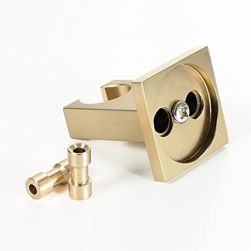 Luxury Handheld Shower Head with 3 Modes Brushed Gold Design