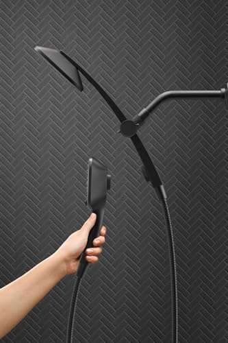 Adjustable 3-in-1 Handheld Showerhead Combo in Matte Black
