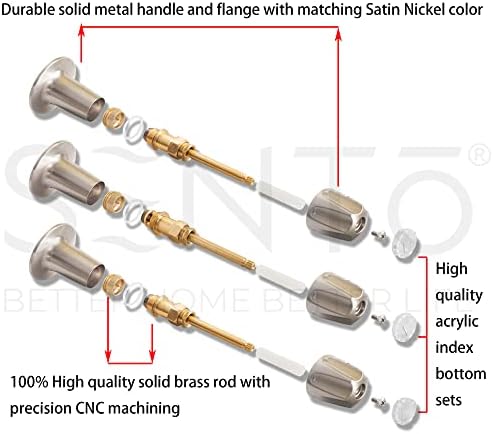 Premium 3-Handle bathtub trim set for Price Pfister Faucets