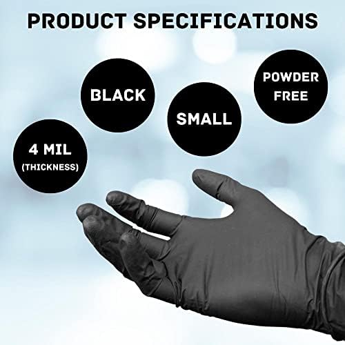 Premium Nitrile Gloves Latex-Free Size Small Pack of 72000