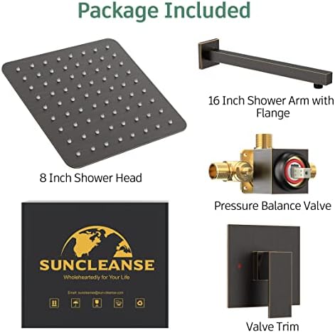 SunCleanse Ultimate 8-Inch Shower System