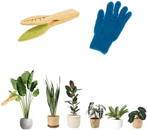 Best Plant Leaves Cleaner Microfiber Dusting Glove Collide