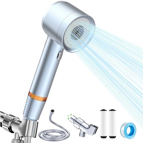 Long Lasting High Pressure Handheld Shower Head Blue