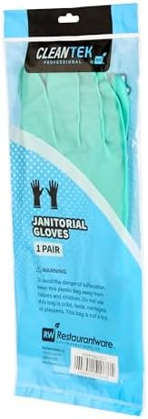 Restaurantware Clean Tek Professional 15 Mil Extra Large Cleaning Gloves