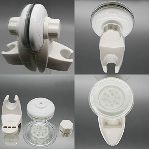 Non-Rotating Handled Shower Bracket with Suction Cup Mount - No Drilling Required