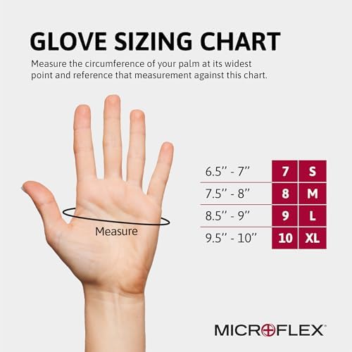 Microflex 10-754 Daily Defense Latex Gloves Natural